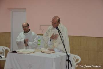  Procesión sin presencia policial en Ojos de Garza (Foto TA)